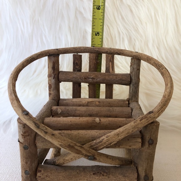 Miniature Twig Rocking Chair - Picture 10 of 12